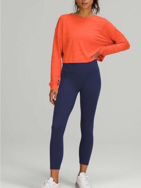 [Size: 6] Lululemon Wunder Train High-Rise Crop 23”